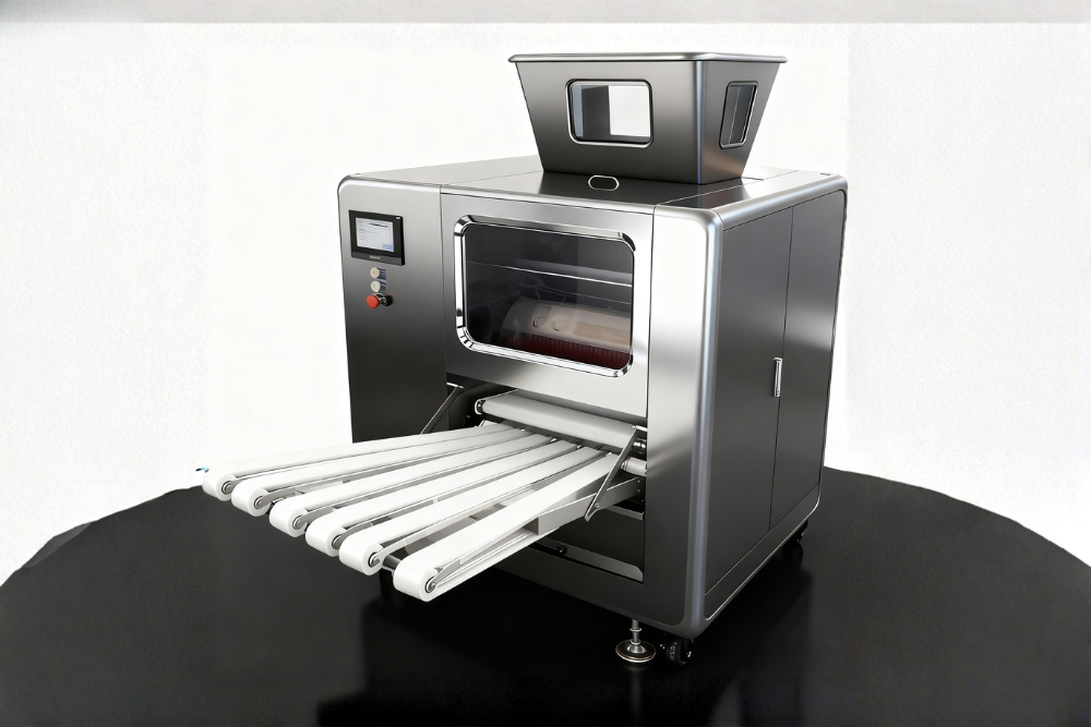 How do we achieve precise dough division?